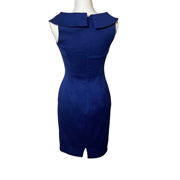 Kay Unger Navy Dress Perfect for Cocktail, Wedding, Mother Of The Bride. Sz 2 - Picture 2 of 15